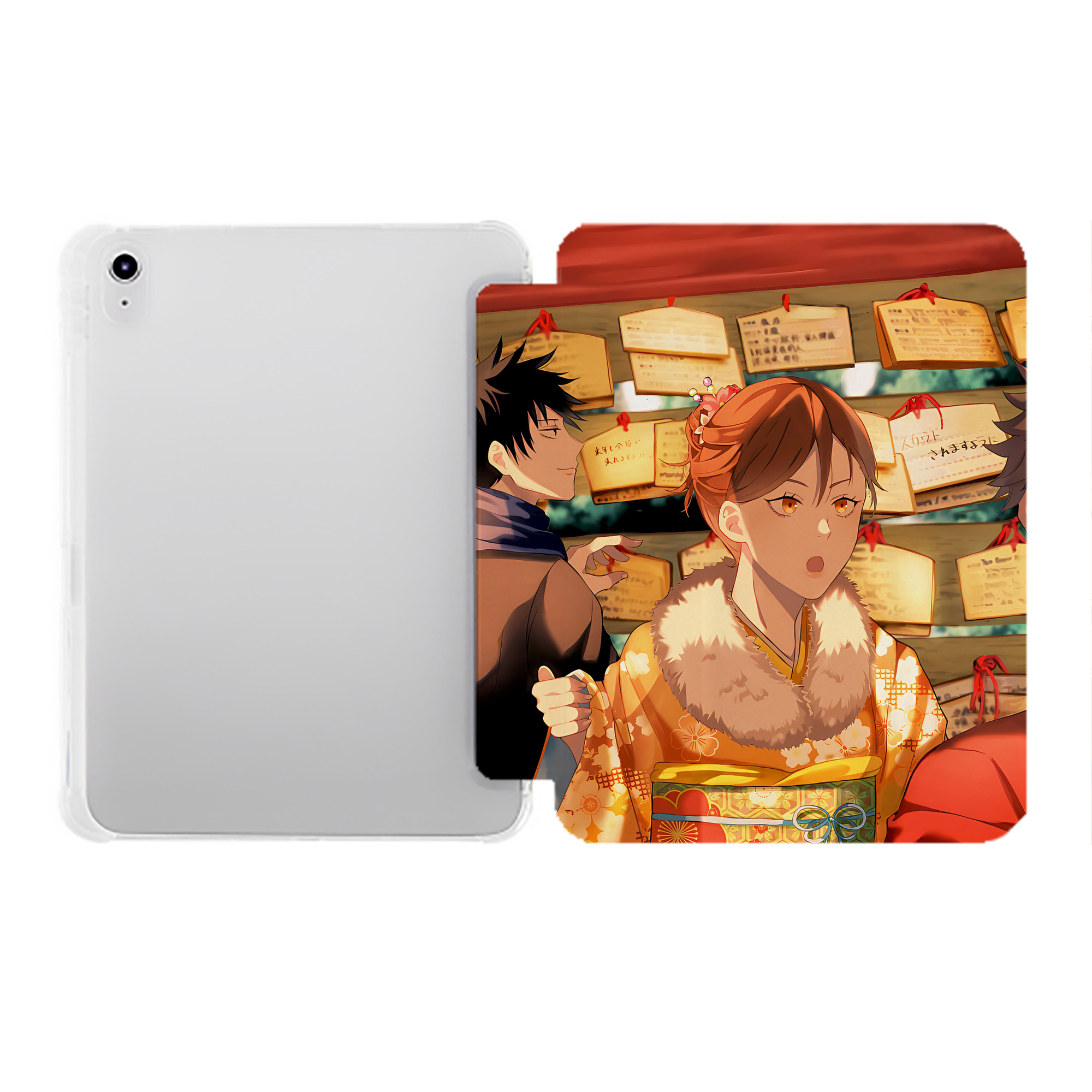 （画像用） SPY×FAMILY间谍家家酒 IPad ケース ペン収納付き 三つ折りスタンド PUレザー×シリコン 対応機種9.5/10.5/10.9インチ